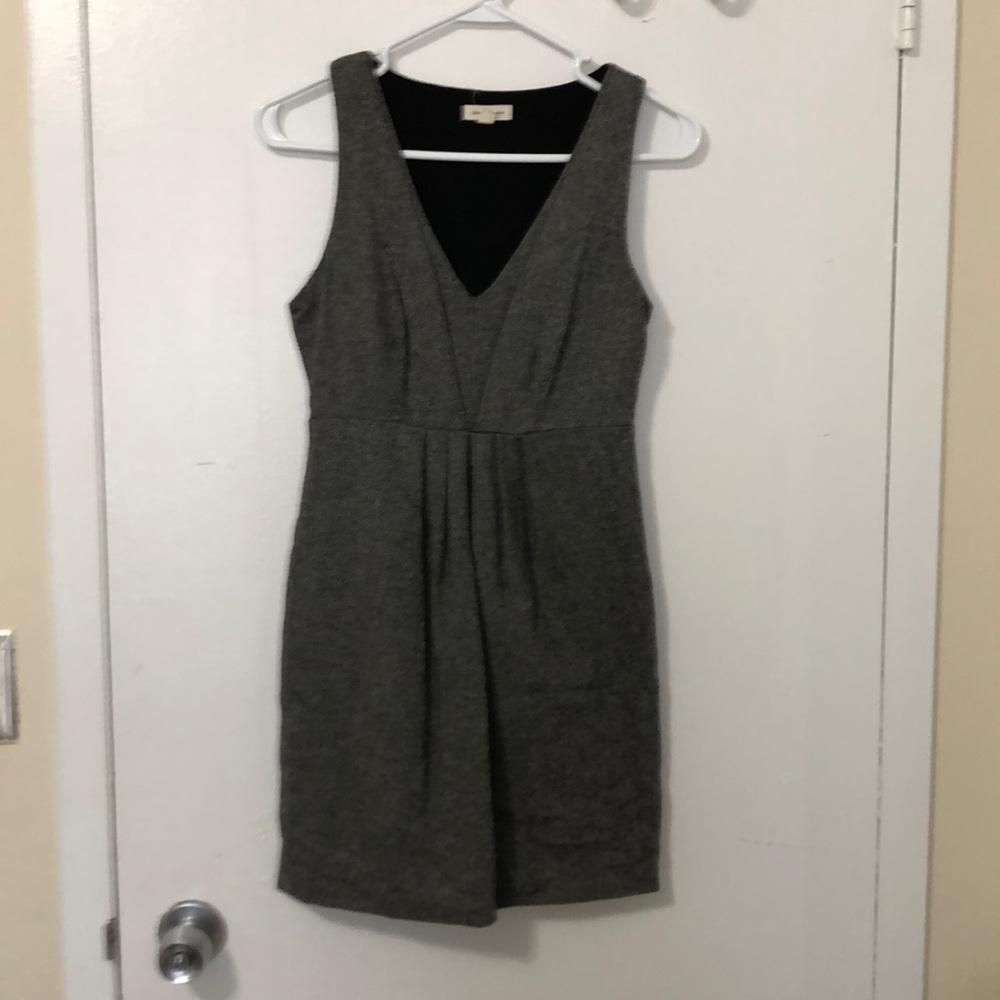 Silence + Noise Herringbone Wool blnd Jumper Dress